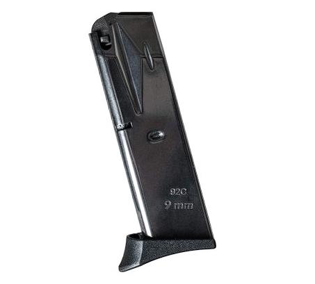 Beretta 92 Compact Magazine, 9mm, 10 Rounds, Black